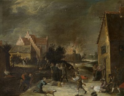 Looting of a Village by David Teniers the Younger